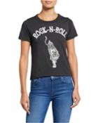 Rock N Roll Tiger Graphic Short-sleeve Tee