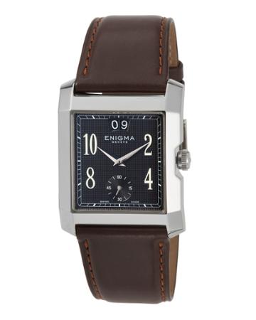 Square Watch W/ Leather