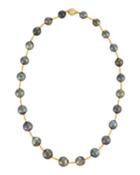 Belpearl 14k Tahitian Pearl & Coil Beaded Necklace, Women's