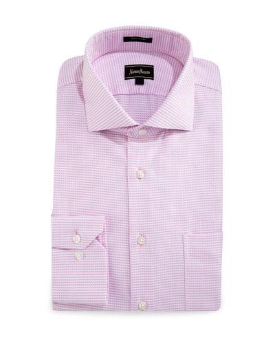Classic Fit Dobby Check Dress