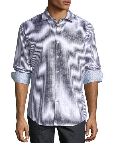 Floral-stripe Woven