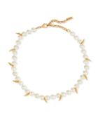 Linda Pearly Spike Choker Necklace
