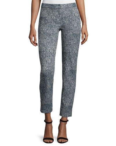 Caroline Skinny Ankle Pants, Navy