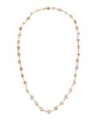 Baroque Kasumiga Freshwater Pearl & Pyrite Necklace,