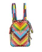 Rockstud Rainbow Mini Backpack,