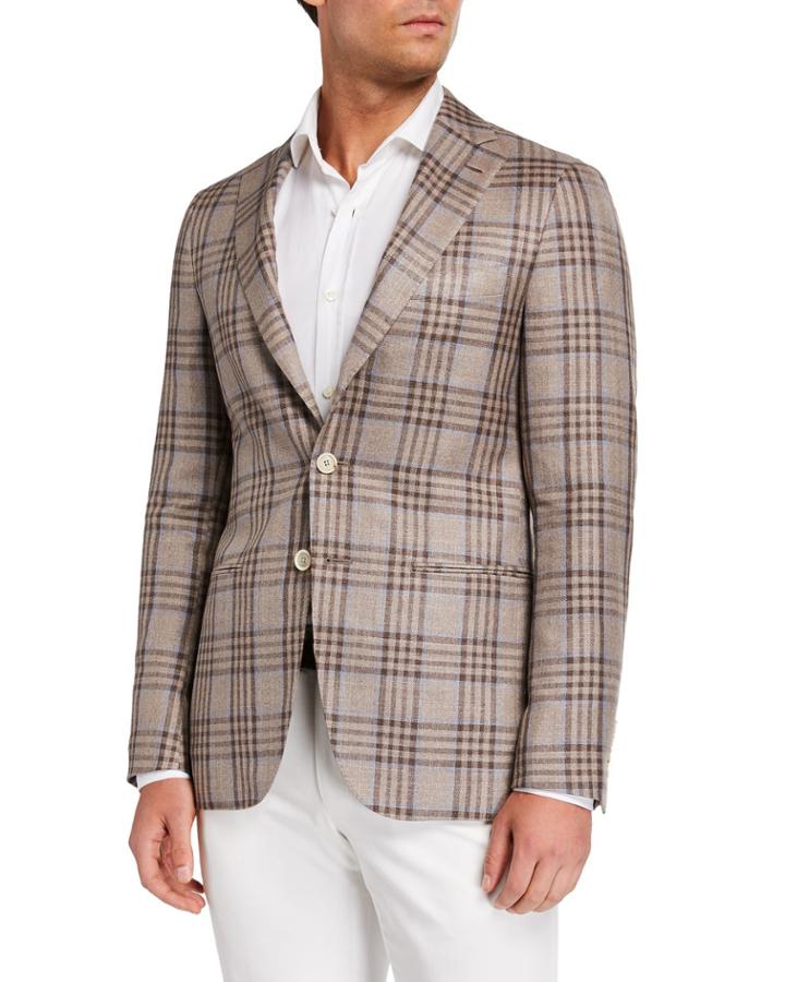 Men's Glen Check Tailored Jacket