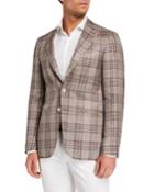 Men's Glen Check Tailored Jacket