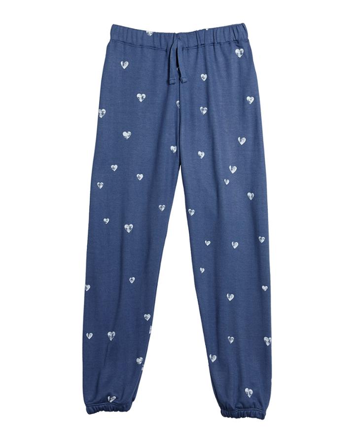 Mini Hearts Print Sweatpants,