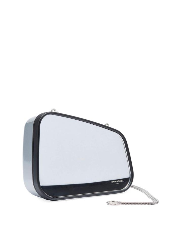 Case Retroviseur Metal Small Clutch Bag