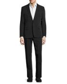 Slim-fit Woven Solid Two-button