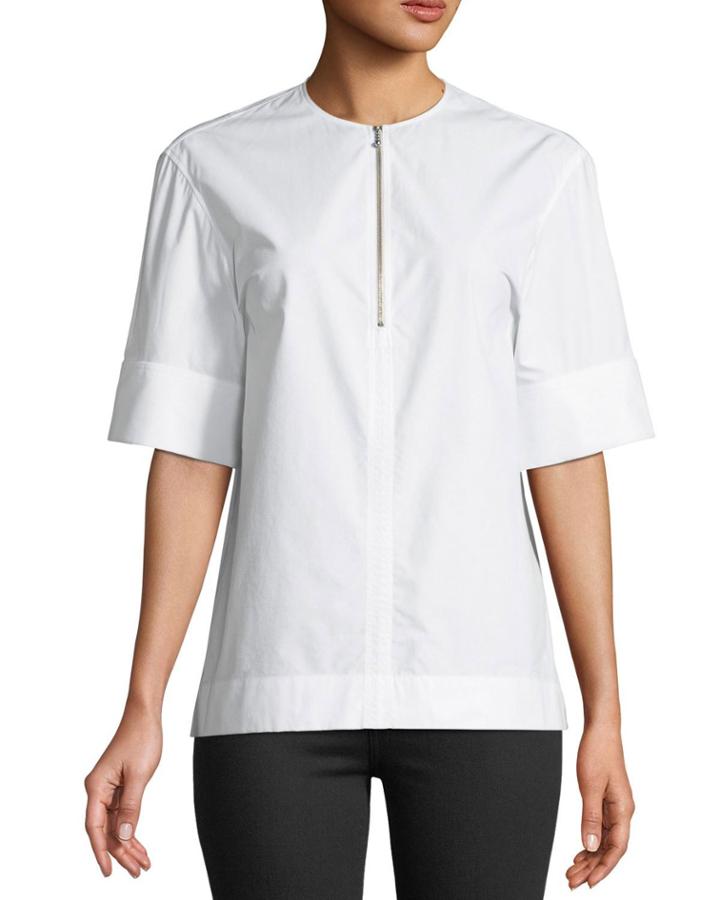 Briar Quarter-zip Poplin