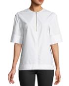 Briar Quarter-zip Poplin
