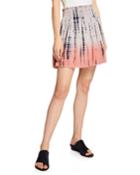 Smocked Waist Tie-dye