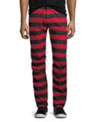 Steward Tartan Print Jeans