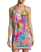 Cordie Graphic-print Dress,