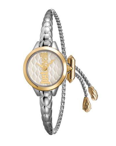 24mm Logo Bangle Adjustable Watch, Two-tone