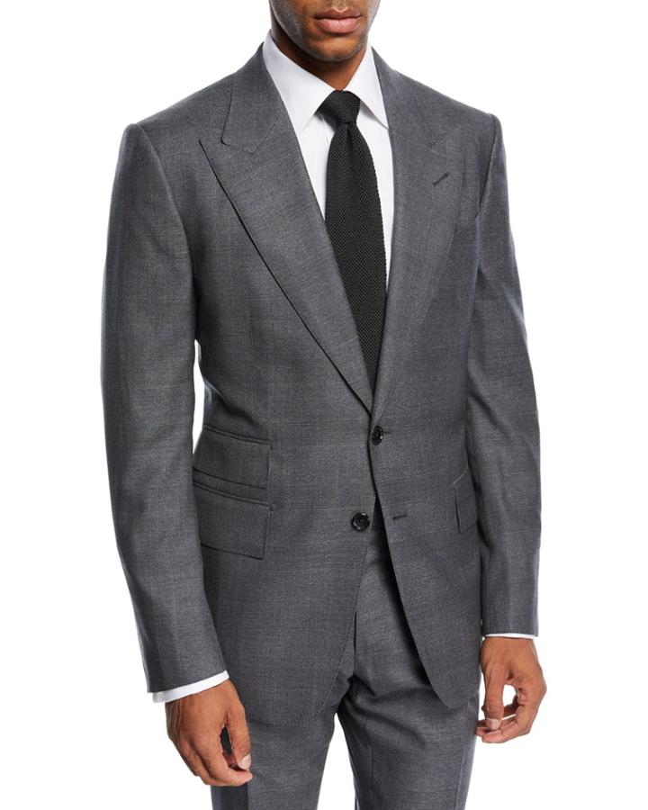 Shelton Tonal Prince Of Wales Plaid Wool