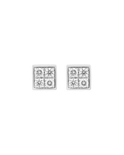 Lvcea 18k White Gold Diamond Square