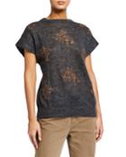 Mohair Beaded Cap-sleeve