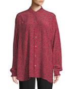 Tamis Liberty Floral-print Button-front Blouse
