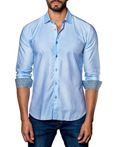 Tonal-print Sport Shirt,