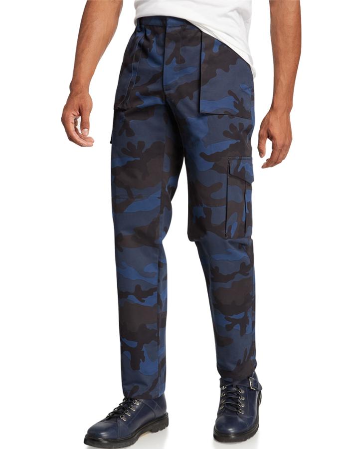 Men's Camo Cargo Trousers