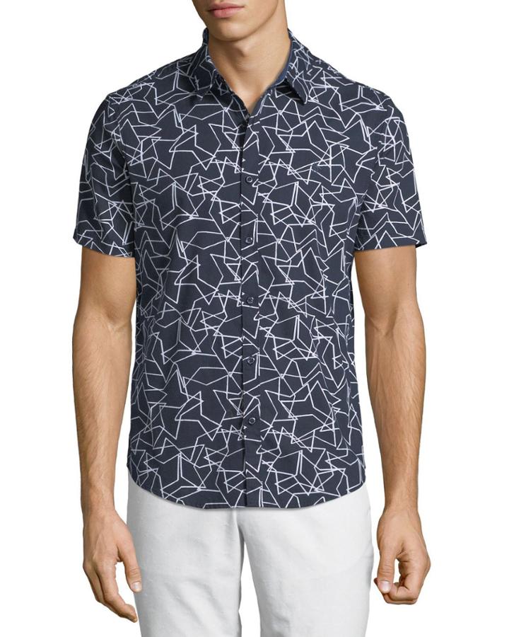 Men's Overlapping-star Short-sleeve