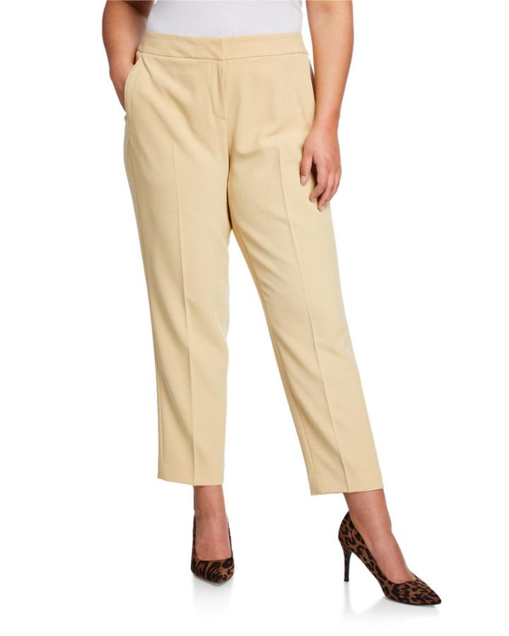 Stretch Crepe Pants,