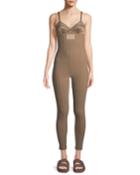 Lace-top Full Bodysuit