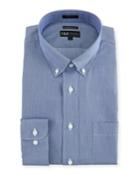 Men's Classic-fit Regular-finish Plain Weave Dress