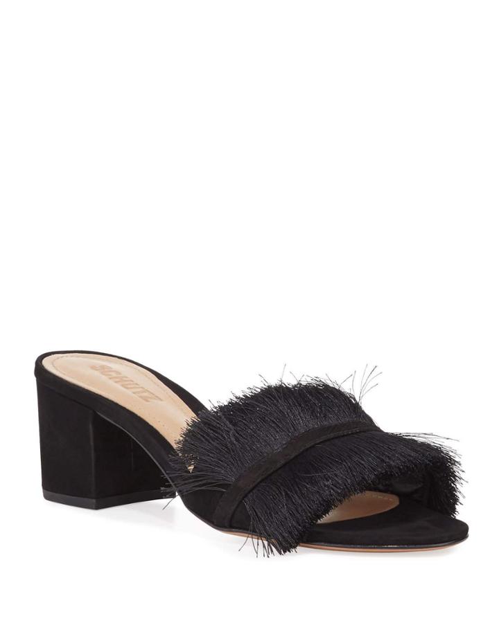 Elza Suede Fringe