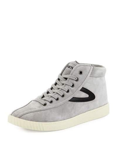High-top Lace-up Nubuck