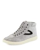 High-top Lace-up Nubuck
