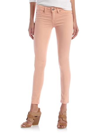 Fade To Blue Super-skinny Five-pocket Jeans, Peach -