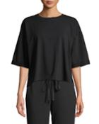 Half-sleeve Jersey Top