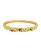 Estate 18k Mario Fontana Multi-stone Bangle