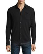 Men's Knit Button-down