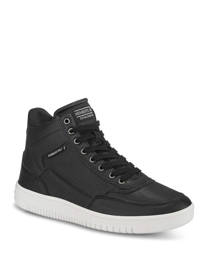 Men's Iconic Bomber High-top Sneakers, Black
