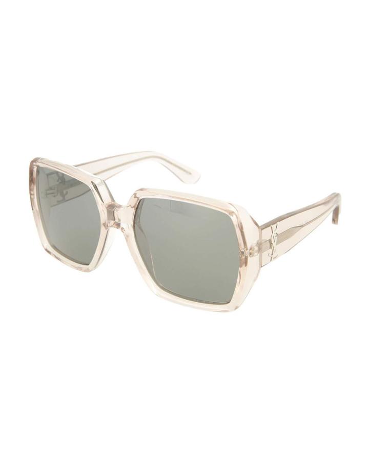 Oversized Square Translucent Acetate