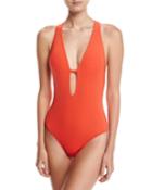 Illuminate Plunge-neck One-piece
