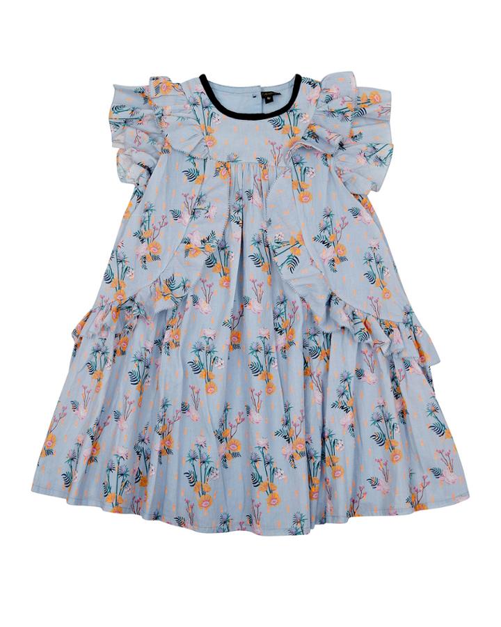 Tess Floral Flare Dress,