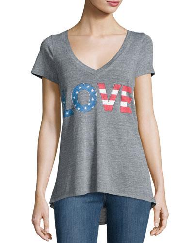 American Love-graphic Tee,