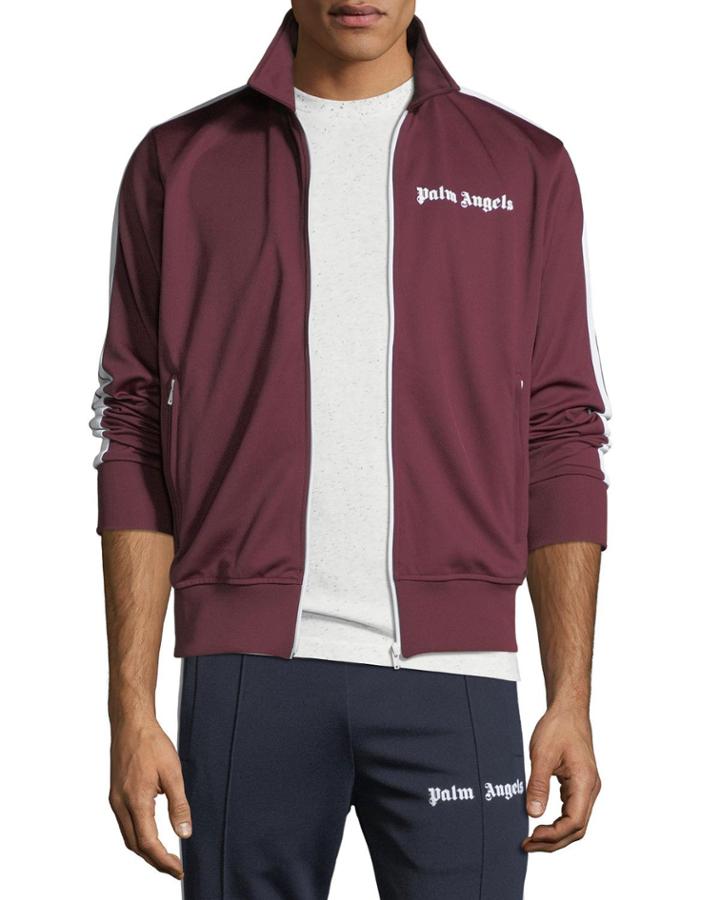 Men's Spread-collar Track Jacket