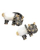 Mother-of-pearl Hippo Cuff