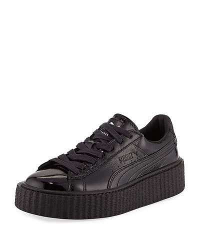 Creeper Cracked Patent Leather