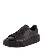 Creeper Cracked Patent Leather