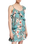 Gazelle Hibiscus-print Cami