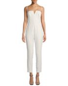 Papillon Sleeveless Striped Jumpsuit