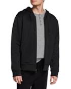 Men's Faux Sherpa Lined Hooded Jacket