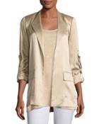 Halden Artistry Silk Open-front Jacket